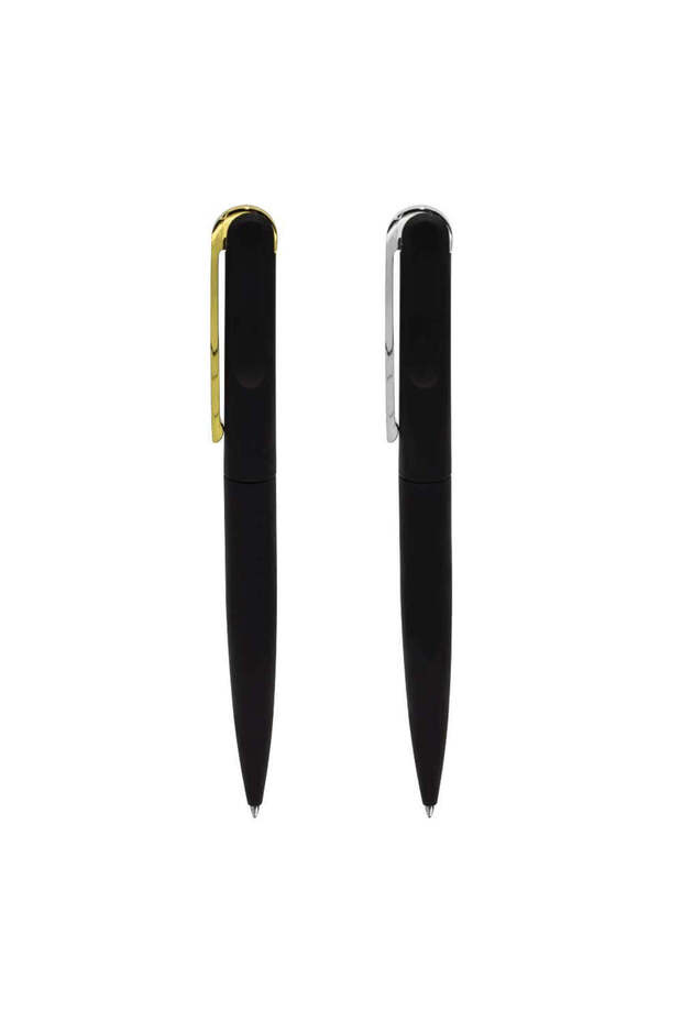 Rubberized Metal Pens, Gold