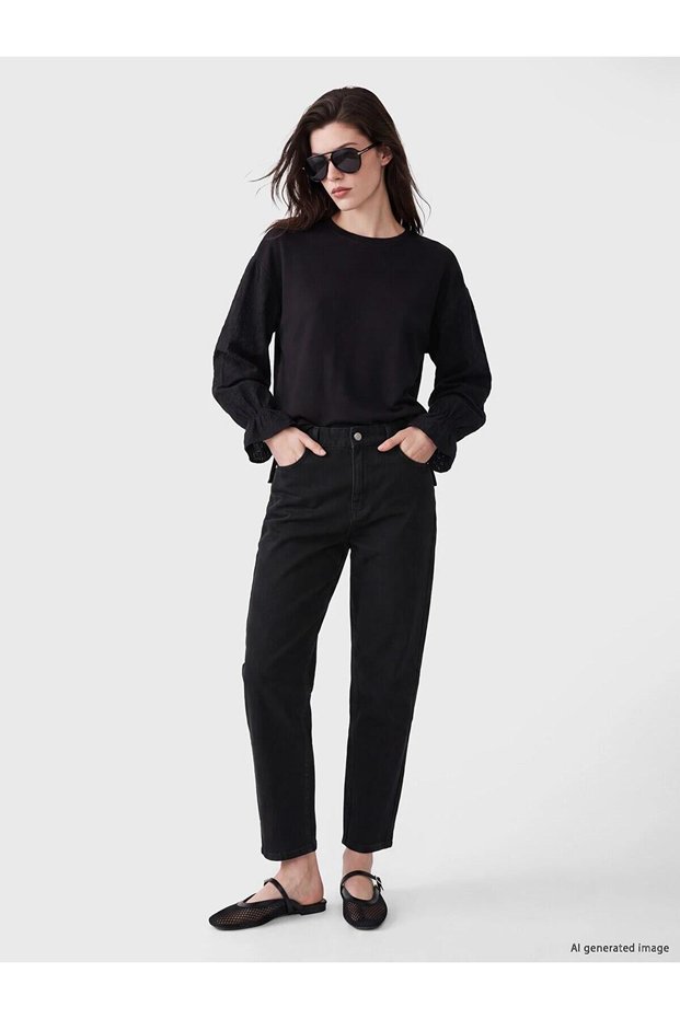 Balloon Fit Women's Jean Trousers (W6)