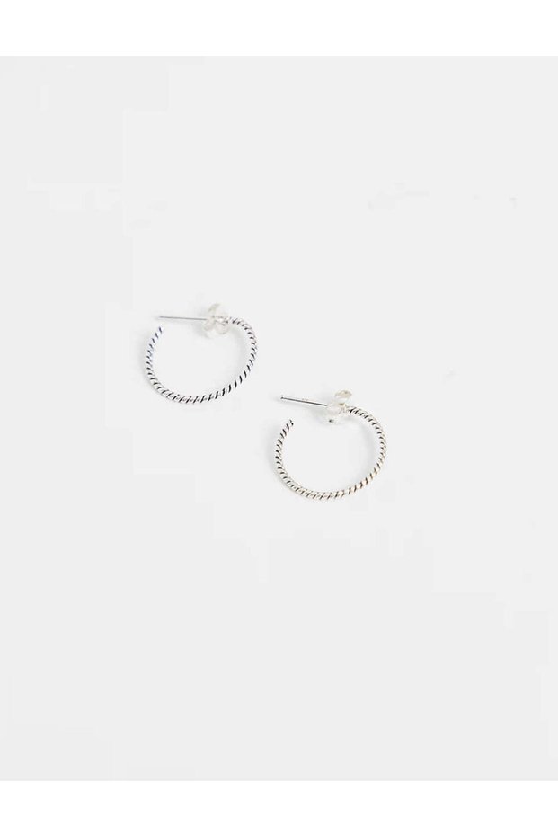 Earrings, silver