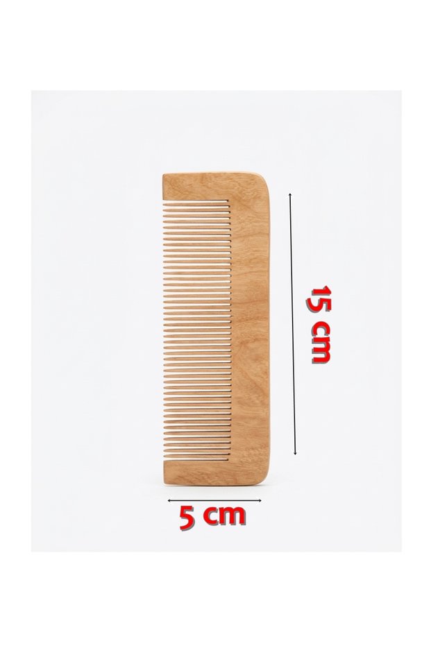 Wooden Comb with Narrow Mouth