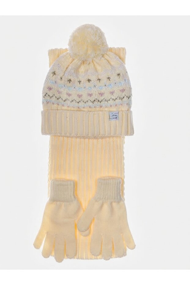 Fo 5129 Cera 3-Piece Scarf Beanie Glove Set