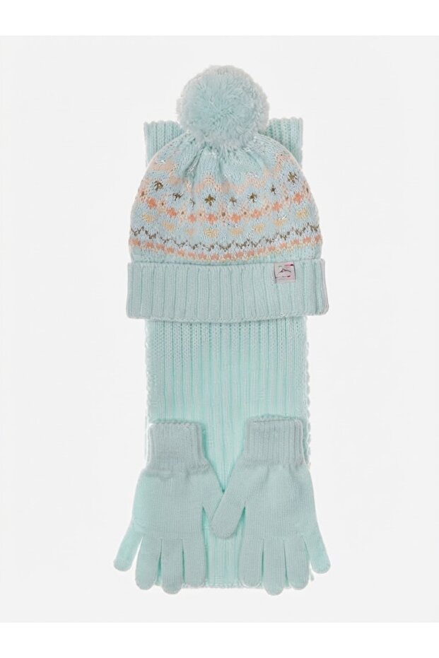 Fo 5129 Cera 3-Piece Scarf Beanie Glove Set