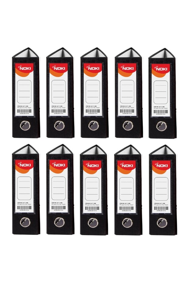 A5 Telgraf Plastic Folder Black 10-Pack