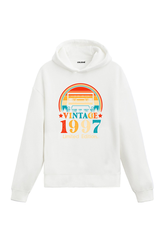 Vintage Mixtape 1997 Design Hooded Sweatshirt