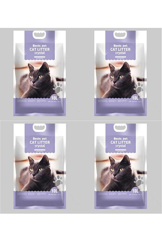10Lx4bags,Crystal Cat Litter, Excellent Silica Gel,super value package