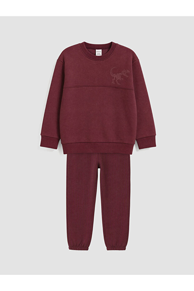Esvab • Modern & Distinctive Dinosaur Printed Boys' Tracksuit Set