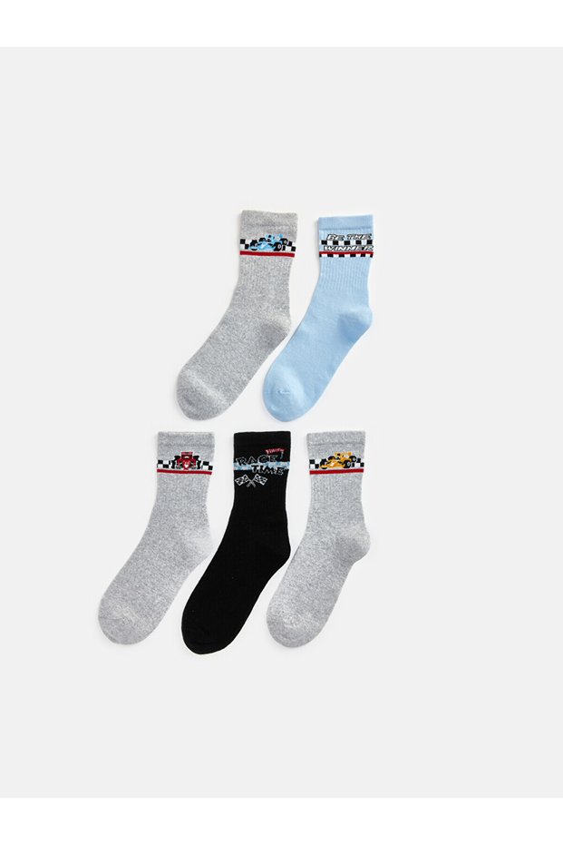 5-Piece Boys' Socks from Uzg Store for Style Enthusiasts