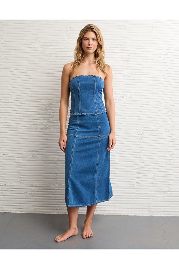 AE Denim Tube Top