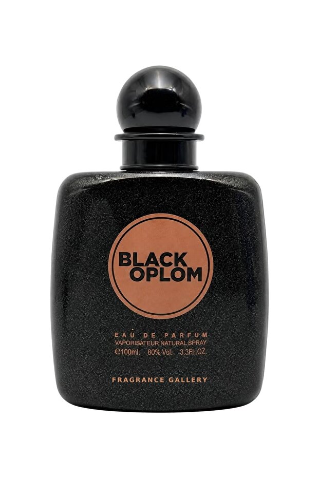 Black Oplom Eau de Parfum for Women 100ml, Vanilla Gourmand Fragrance with Coffee & Jasmine