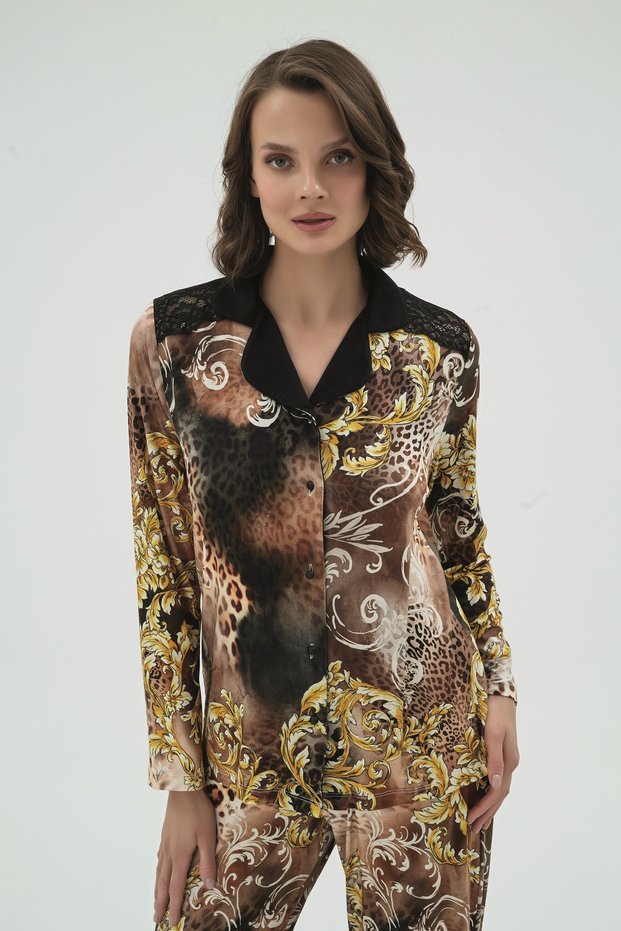 17258 Women's Buttoned Pajama Set