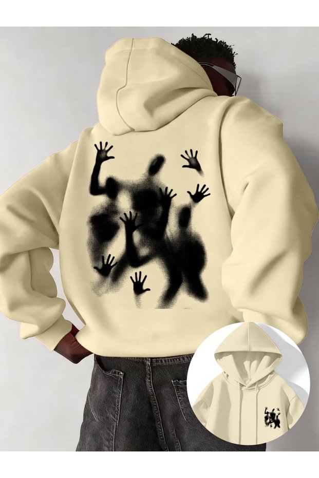 Trapped Souls Graphic Detail Oversize Unisex Sweatshirt