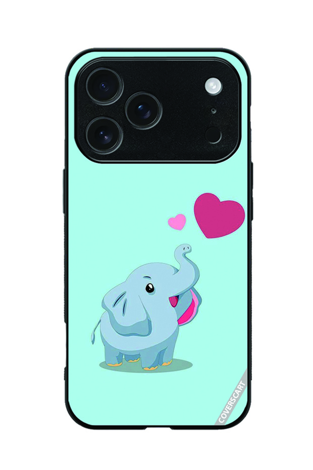 Protective Case Cover for Apple iPhone 18 Pro Max Baby Elephant Design 02 Multicolor