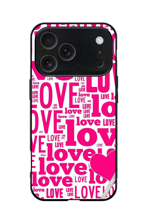 Protective Case Cover for Apple iPhone 18 Pro Max Love Magazine Design Pink
