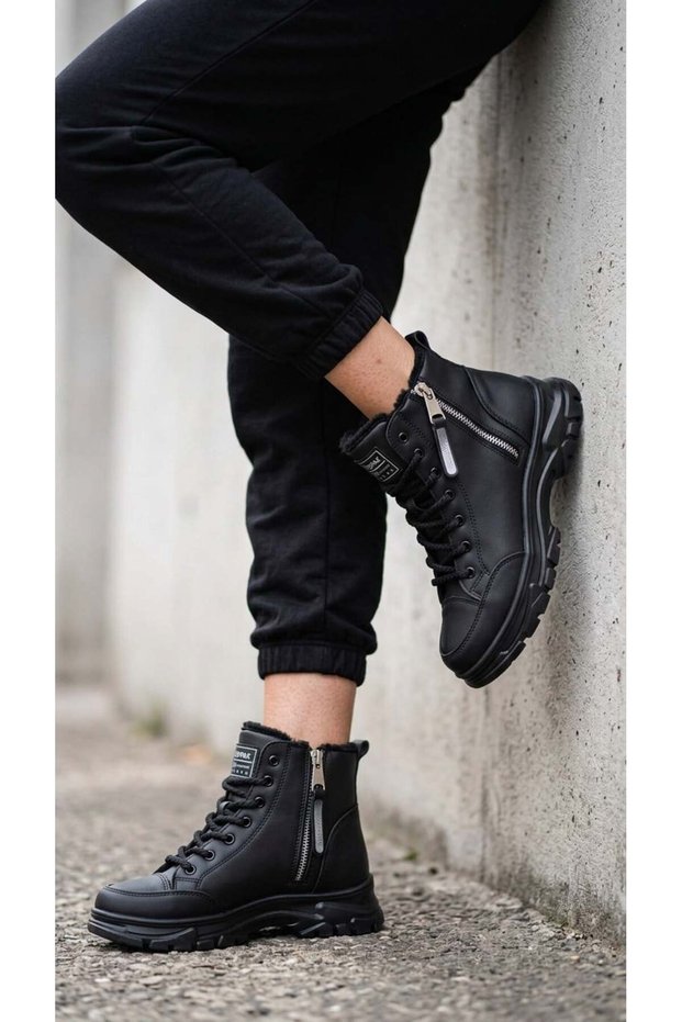 Conpax 8091 Black Women's Winter Sports Boots