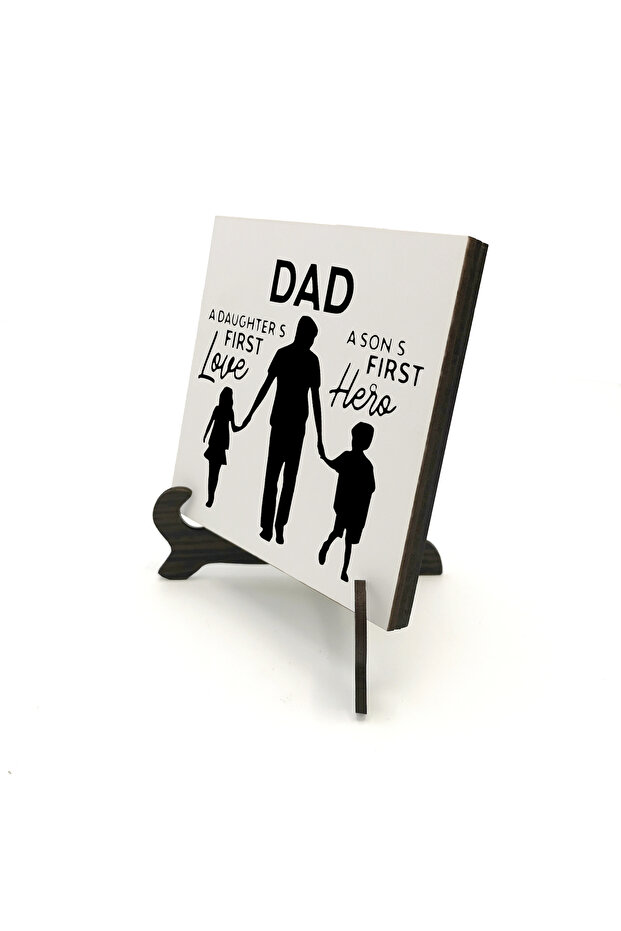 Dad Printed Wooden Tabletop 10X10 1G-Dad1