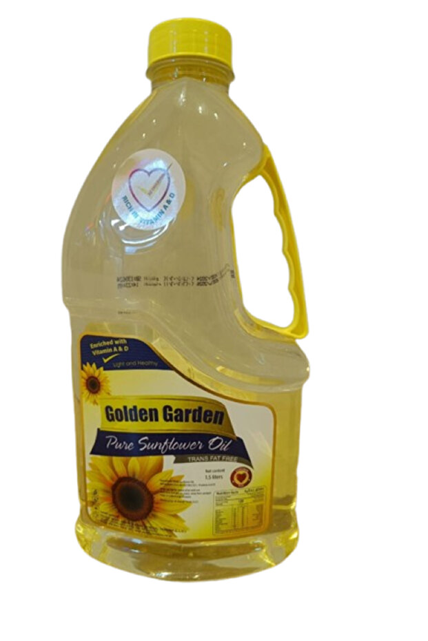 Garden Pure Sunflower Oil 1.5L, (6x2Pack)