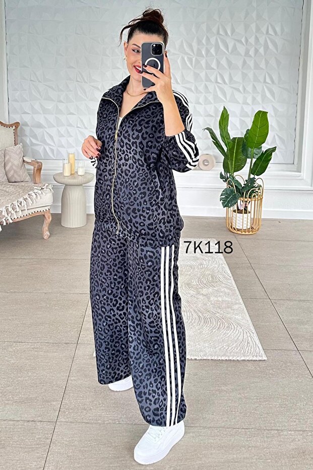 2 Thread Leopard Patterned Set 7K118
