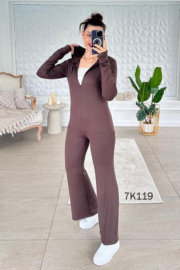 Embroidery Detail Rabbit Textured Fur Jacket 7K119