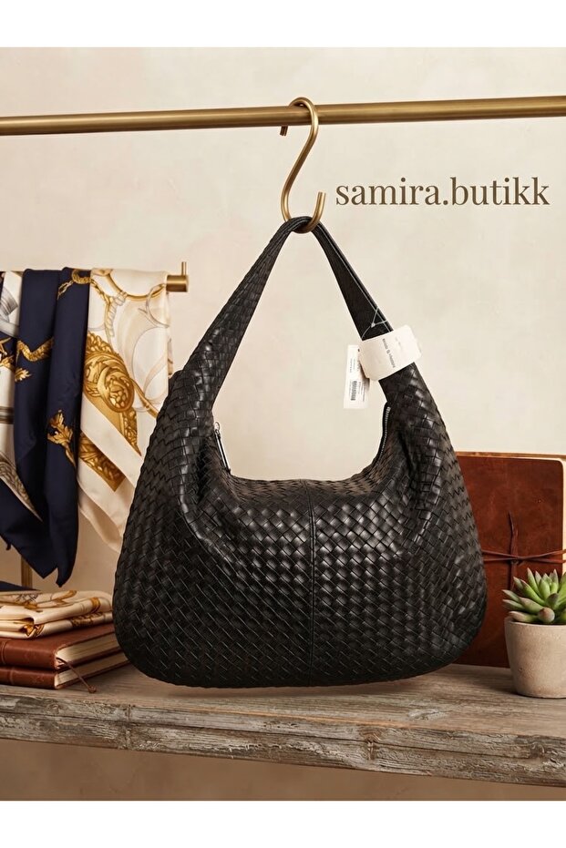 Örgü Model Hobo Çanta