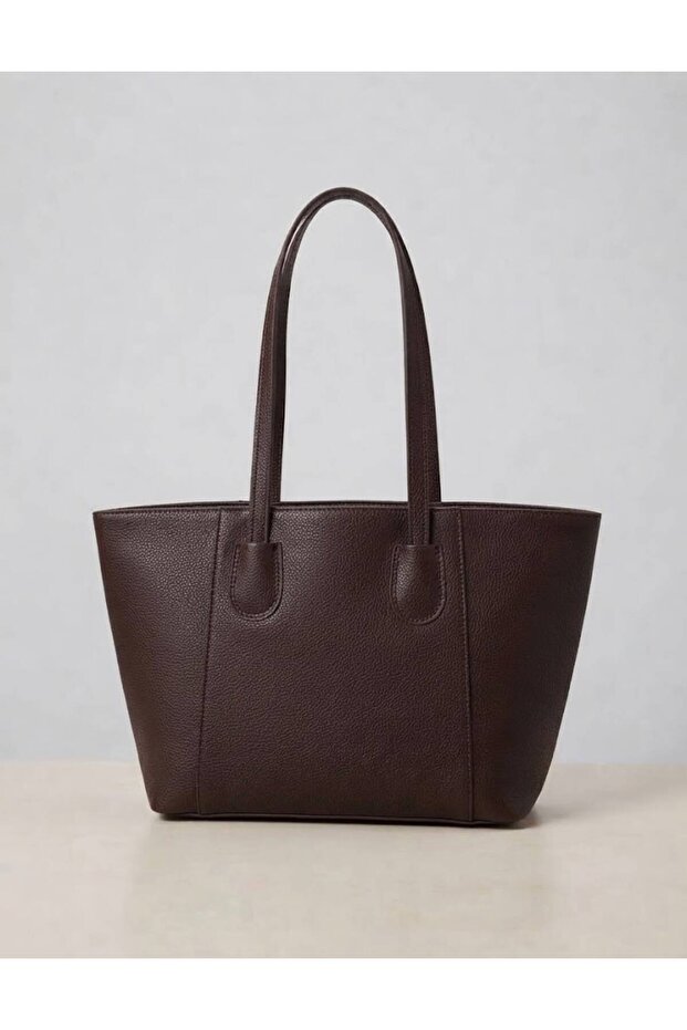 Lined Women's Shoulder and Hand Bag with Large Internal Volume