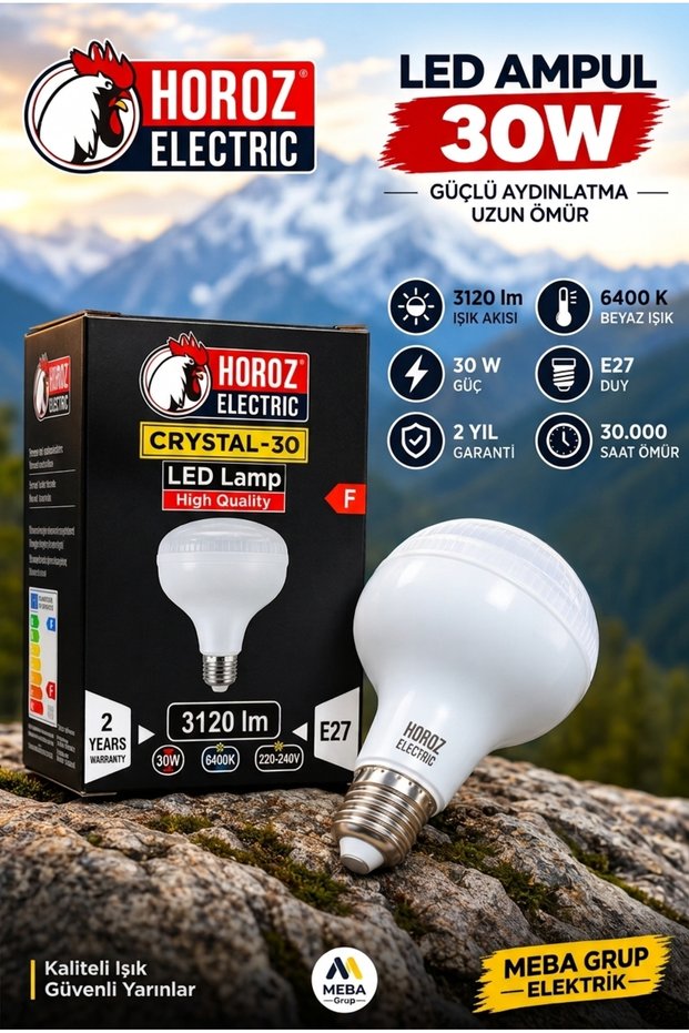 30 W Led Ampül (5'li)