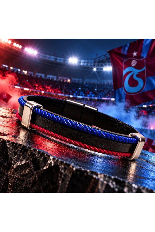 Men's Fan Bracelet Knitted Leather Look Sporty Stylish Men's Bracelet Colorful String Daily Use Accessory Gift