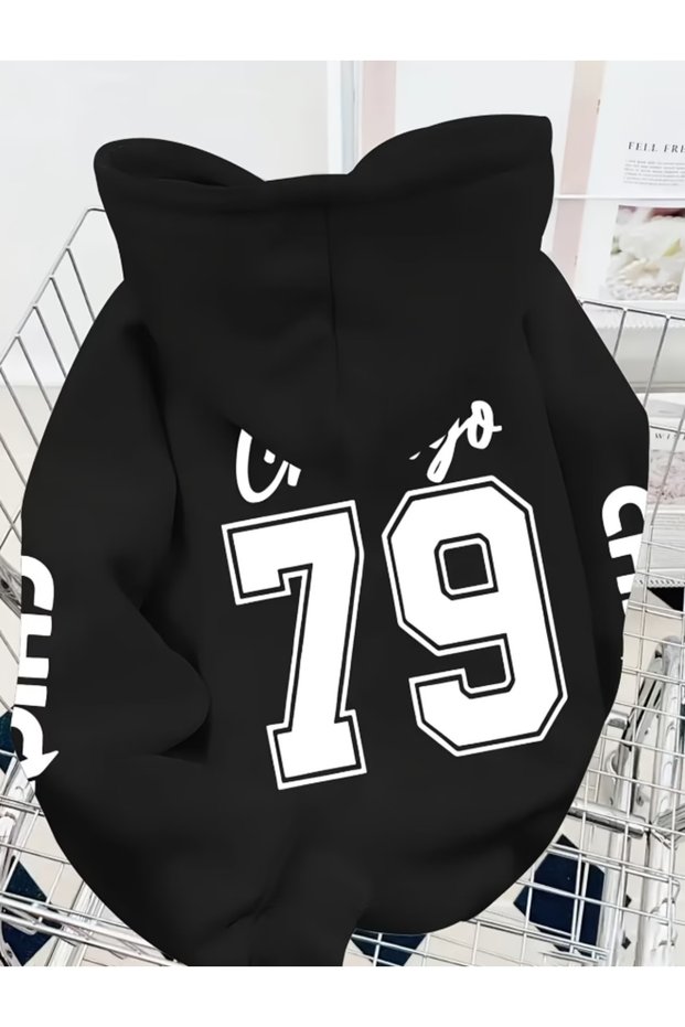 Unisex Men/Women Chicago 79 Printed Premium Hooded Oversized 2 Thread Count Sweatshirt