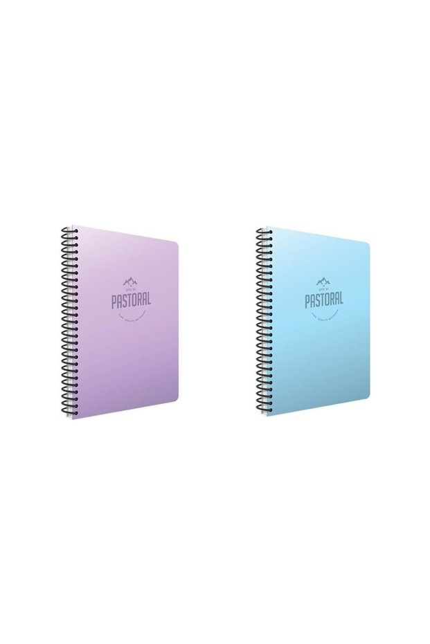 Pastoral Spiral A4 120 Yp Pp Kpk Notebook Set Drawing2 pcs