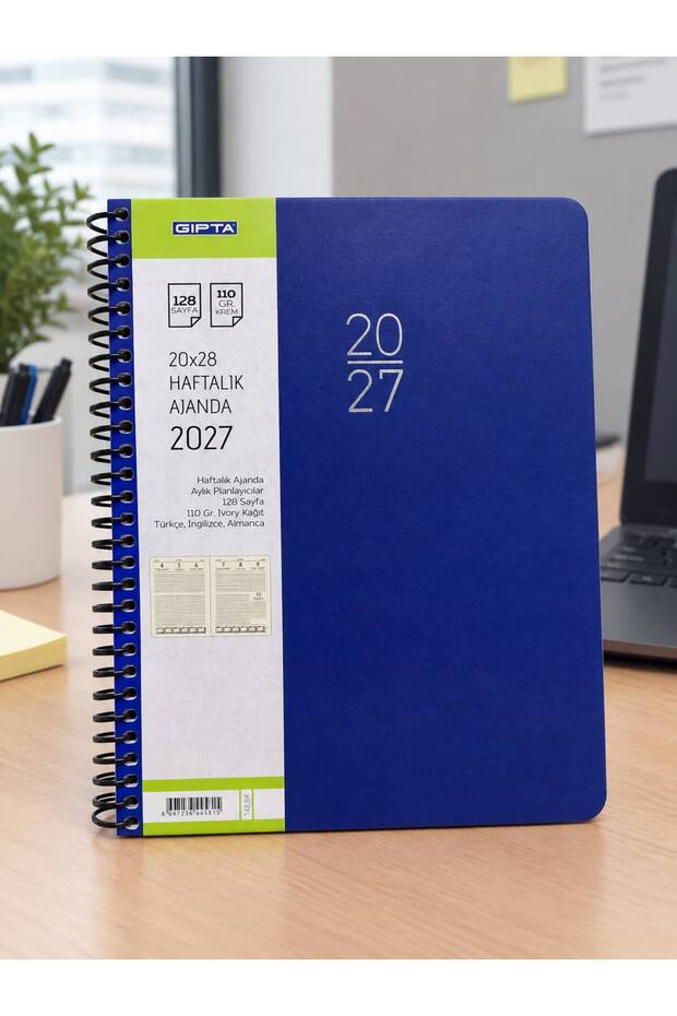 2027 422-Sek 20X28 Spiral Weekly Agenda