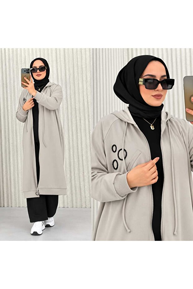 Women's Oy-Ho Fabric Full Zipper Tunic -500 (Sm 38-42) (Lxl 44-46)