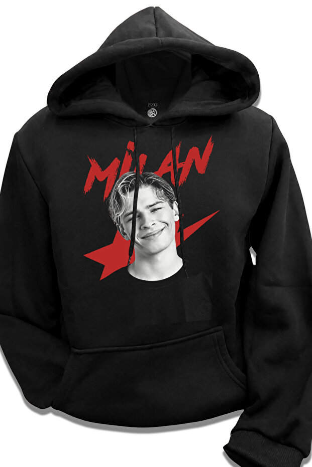 Crush Grup Boyband Design Milan Hoodie Men's Group Printed Hooded Sweatshirt Unisex 100% Cotton Breathable Fabric Hoodie