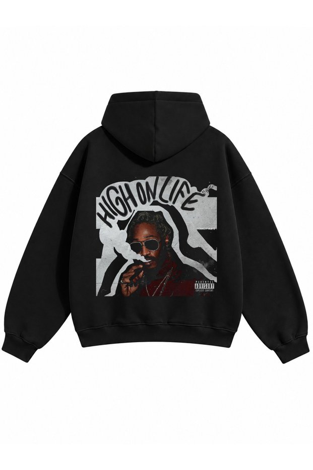 Premium 3 Thread Threaded Future Street Fashion Unisex Cotton Sweatshirt