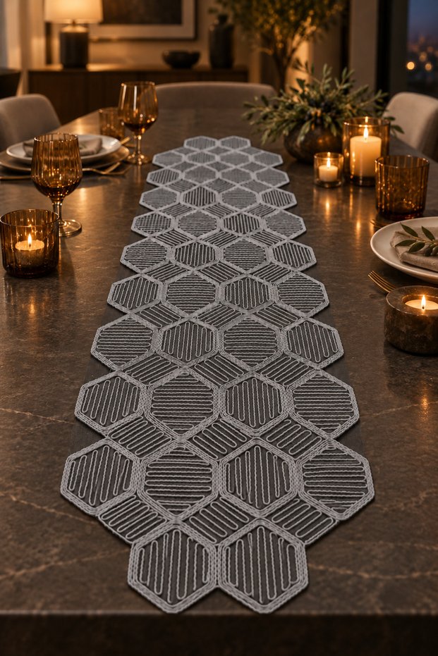 Multi-Purpose Lace-Look Runner – Everyday Use and Special Occasion Elegance for Dining Table, Nightstand, Coffee Table, and Display Cabinet