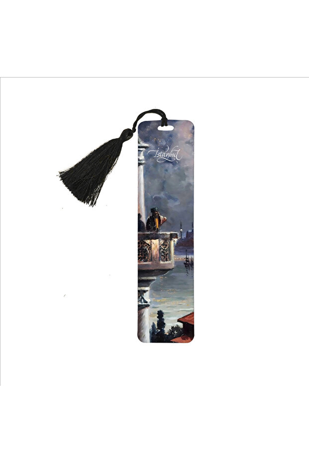 Azan Time Table Printed Bookmark in Istanbul 5X19 Ag-Ezan1