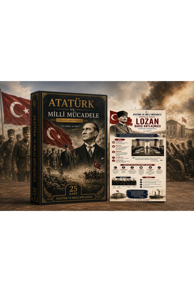 Ataturk and National Struggle Themed Card Set (10X15 cm 29 Pieces)