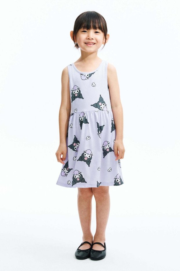 Printed cotton dress
