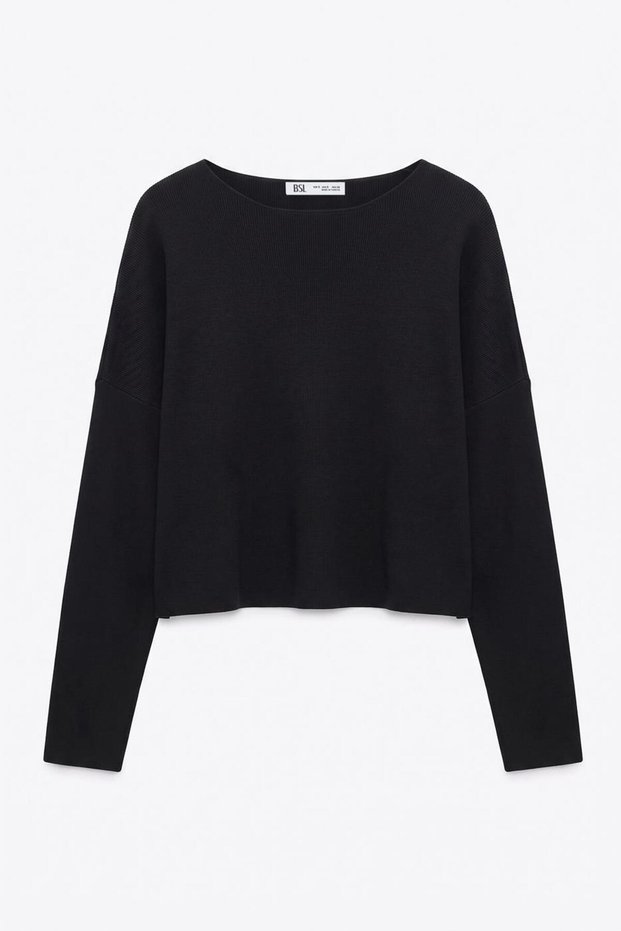 Triko Crop Bluz