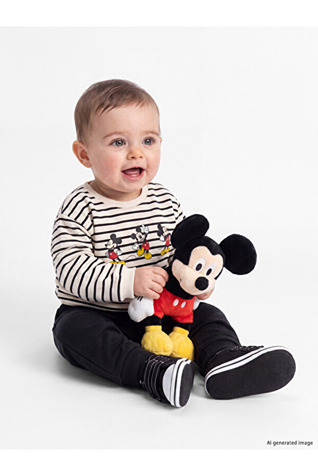 Striped Mickey Mouse Printed Baby Boy Suit for Style Seekers from Uzg Store