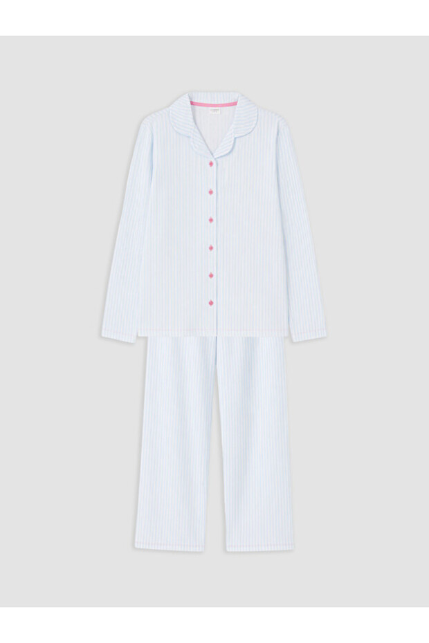 Shirts for Style Seekers Roba Collar Girls' Pajama Set from Uzg Store
