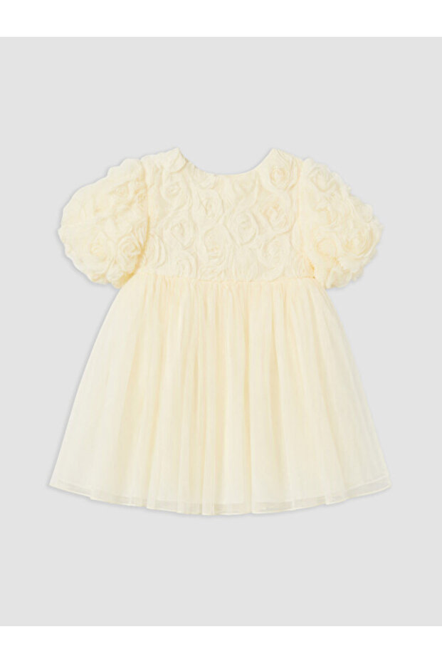 Esvab • Modern & Distinguished Floral Tulle Evening Dress for Girls