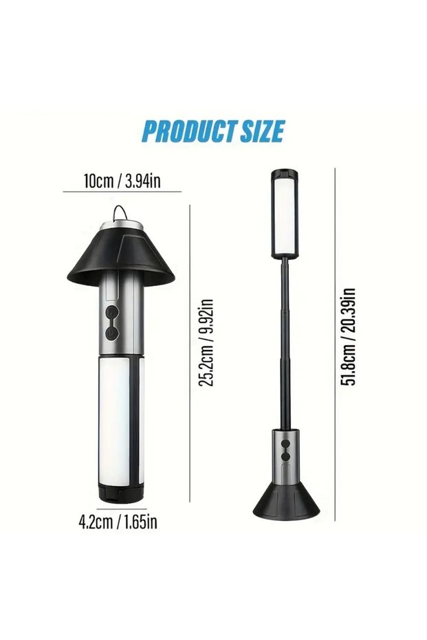 Multi-Functional Camping Telescopic Light