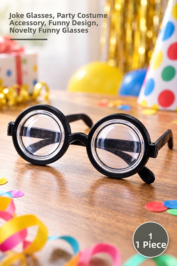1 Piece Cow Student Glasses – Prank Glasses, Party Costume Accessory, Funny Design, Novelty Funny Glasses