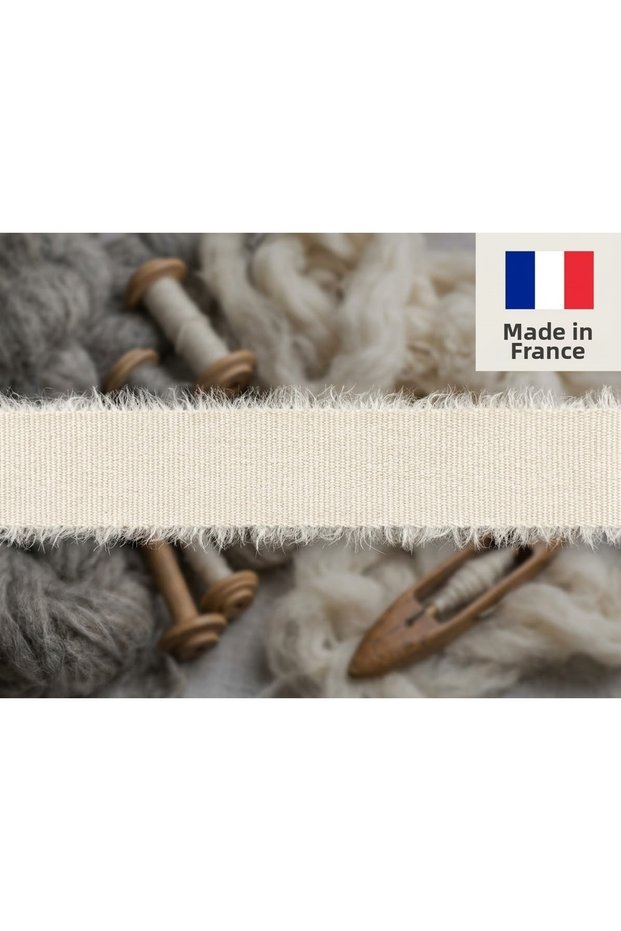 Special Series Woolen Ribbon Made from French Angora Yarn / Sewing Cleaning Strip 25mm - 10 Meters