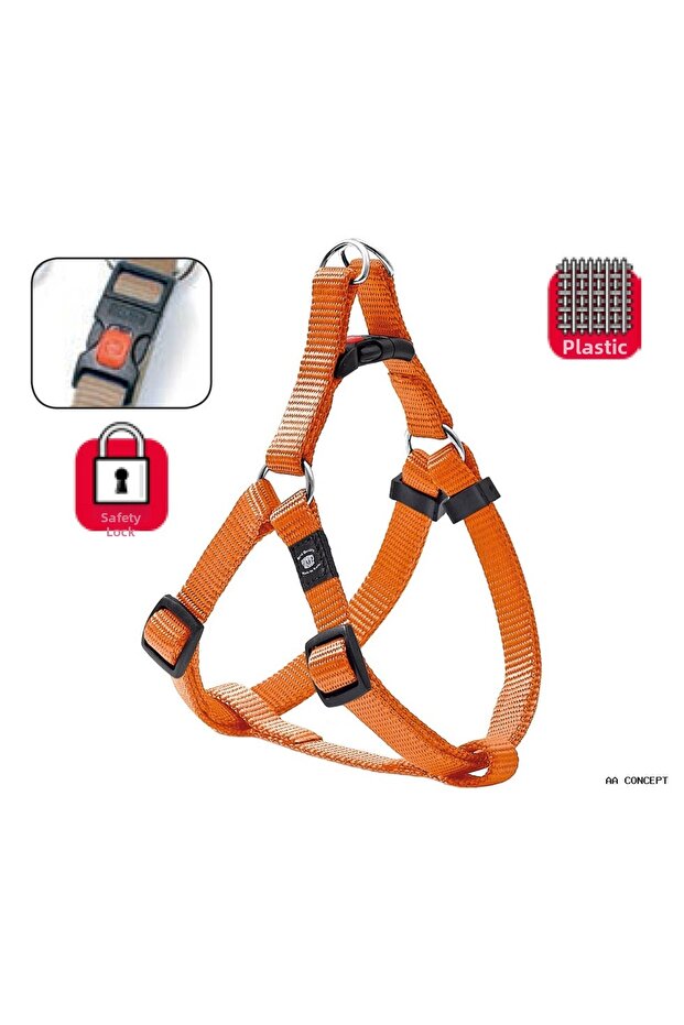 Concepta Lockable Chest Harness S/M (234346) 35-60cm Orange