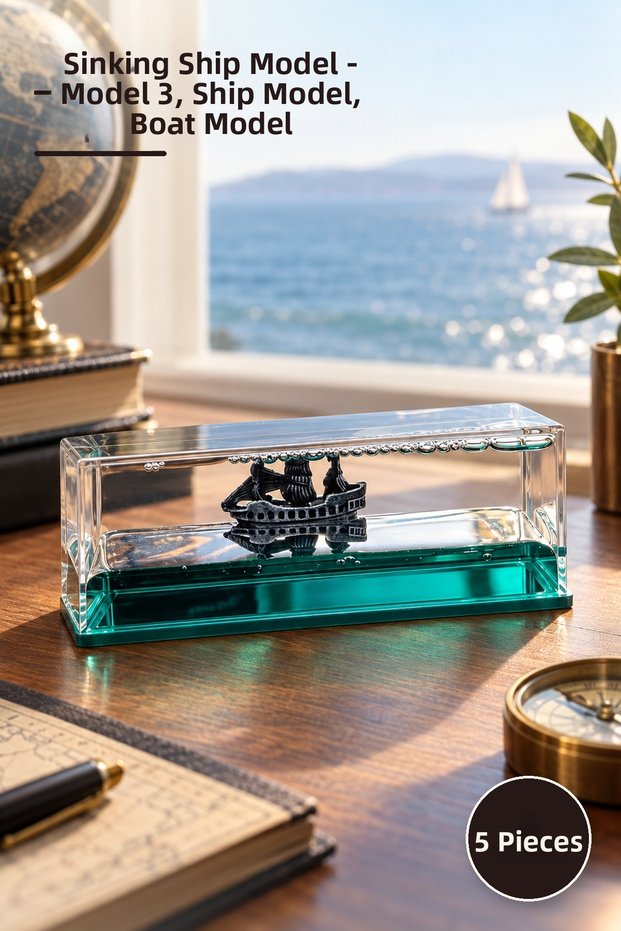 5 Pieces of Unsinkable Ship Models – Model 3, Ship Model, Boat Model