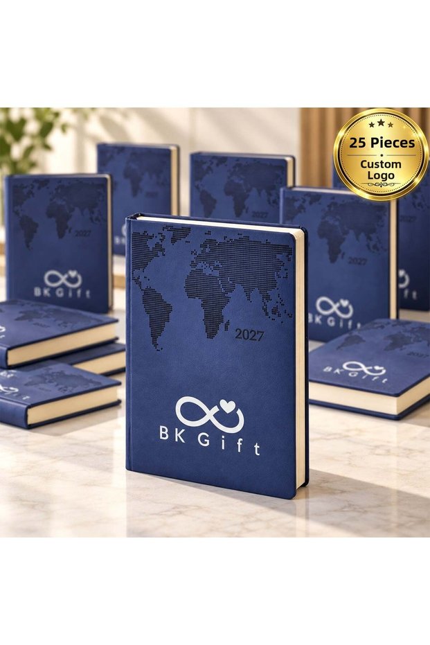25 Pieces of 378 Thermo Leather Agenda 2027 with Your Logo - Daily Corporate Agenda 16X24 cm