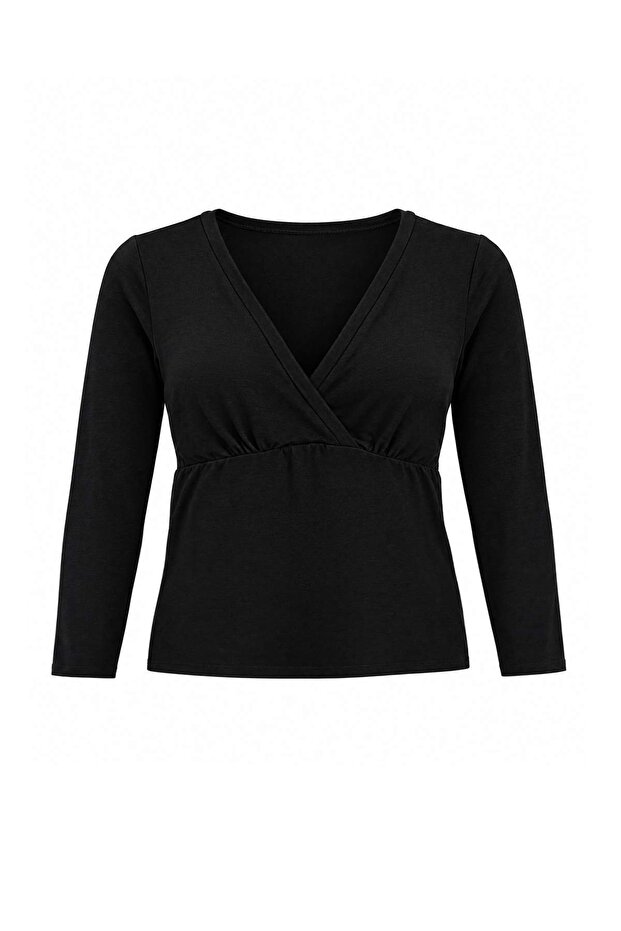 Black Knitted T-Shirt Twoaw27Ts00103