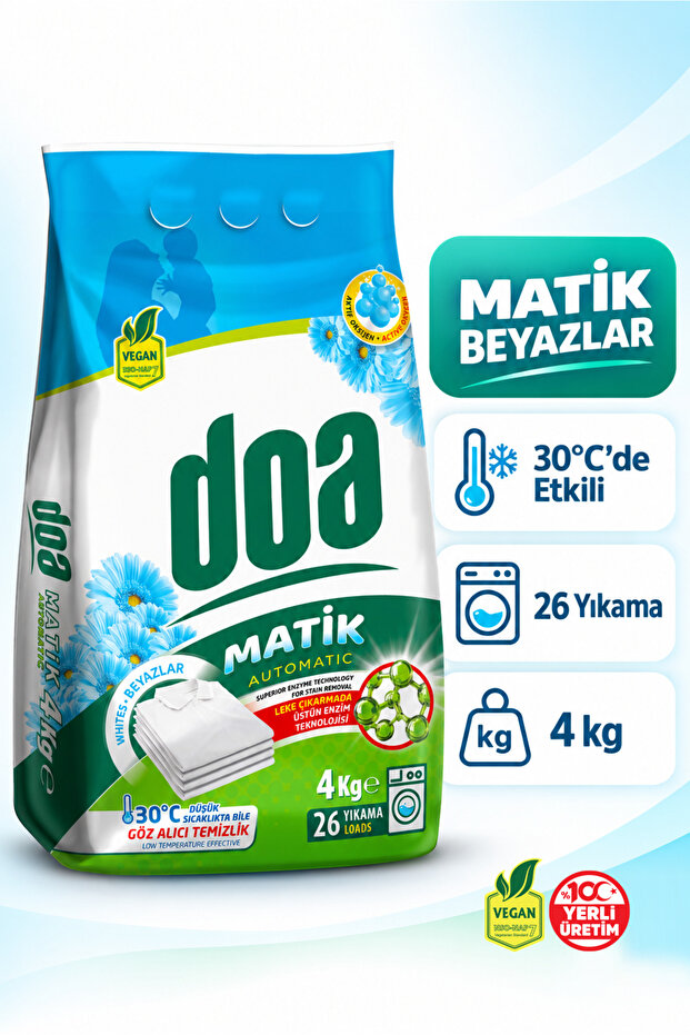 MATİK DETERJAN BEYAZLAR 4 KG