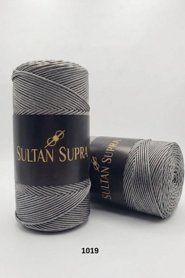 Sultan Supra İp - Knitted Bag Basket Macrame Amigurumi Scarf Beanie Neck Collar Decorative Home Products Supla Runner Baby Knitting Material - 1 Piece - 200 Grams - Color Code: 1019