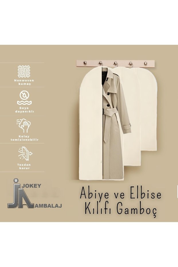 Zippered Storage Bag for Gamboç Clothing, Suits, Evening Dresses and Wedding Dresses (Size-Color Options Available)